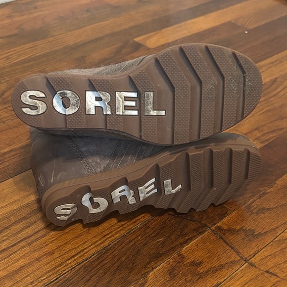 Sorel Women's Lexie Brown Lace-Up Wedge Boots - Picture 3 of 4